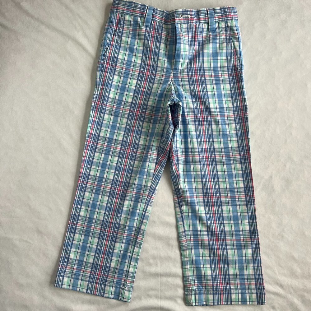 Vineyard Vines Boys Plaid Breaker Pants
